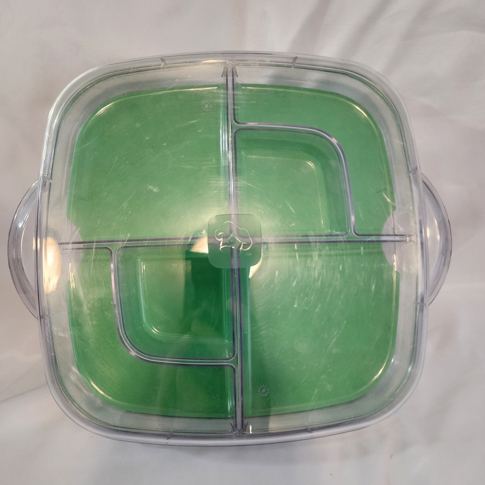 The Pampered Chef: Cool‎ & Serve Tray (6 Pieces) Model 2292